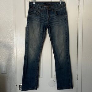 Levi’s 534 low rise mini boot boyfriend fit jeans